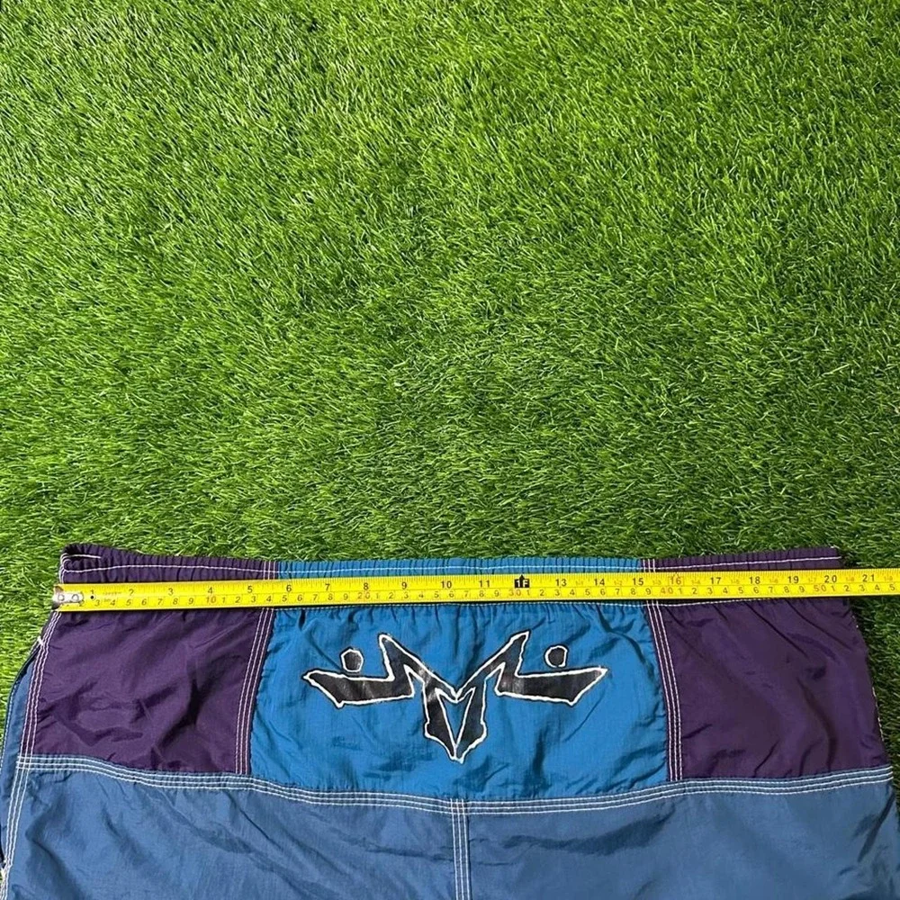 vintage rusty colorblock swim trunks